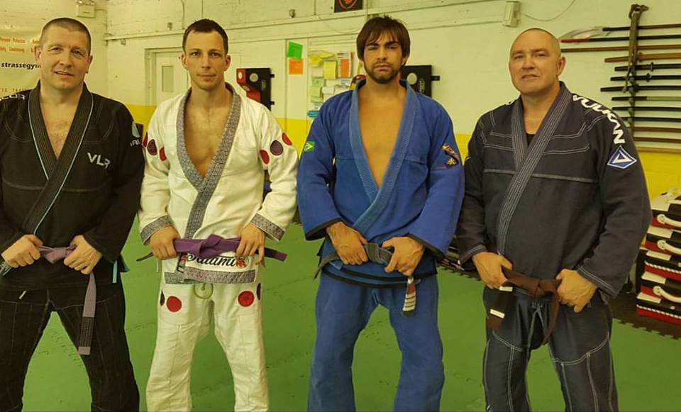 Dave Withers Receives his BJJ Purple Belt